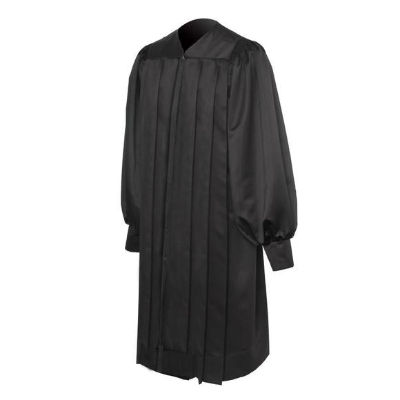 What do judges wear under their judicial robes?